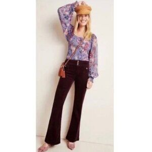 NWT-Anthropologie-Pilcro High-Rise Bootcut Corduroy Pants - 32